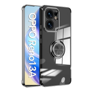 �y�\�t�g �u���[���C�g�J�b�g�t�B�����t�zOPPO Reno13 A 5G �P�[�X �����O�t�� �N���A TPU �ϏՌ� ���� ���b�L���H �X�^���h�@�\ �����h�~ ����~�� ���菝�h�~ 360°��] Reno reno13A 5G �I�b�| ���m 