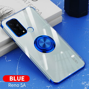 �y�\�t�g �A���`�O���A�t�B�����t�zOPPO Reno5 A �P�[�X �����O�t�� �N���A TPU �ϏՌ� ���� ���b�L���H �X�^���h�@�\ �����h�~ ����~�� 360°��] OPPO Reno5 A �J�o�[ Reno5A�P�[�X �I�b�| Reno5A ���^