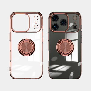 iphone18 Pro Max �P�[�X �����O�t�� �N���A TPU �ϏՌ� ���� ���b�L���H �X�^���h�@�\ �����h�~ ����~�� ���菝�h�~ 360°��] �X�g���b�v�z�[���t�� iphone18�v���}�b�N�X�P�[�X �A�C�t�H��18promax 