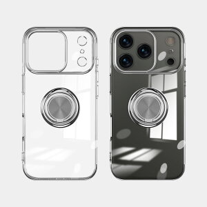 �y�K���X�t�B�����t���ziphone18 Pro Max �P�[�X �����O�t�� �N���A TPU �ϏՌ� ���� ���b�L���H �X�^���h�@�\ �����h�~ 360°��] �X�g���b�v�z�[���t�� iphone18�v���}�b�N�X�P�[�X �A�C�t�H��18proma