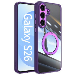 �y�u���[���C�g�J�b�g�K���X�t�B�����t�zGalaxy S26 �P�[�X Magsafe �����O �X�^���h�@�\ TPU �ϏՌ� ���� �J���t�� �w �����O�t�� �����h�~ ����~�� ���菝�h�~ galaxys26 SM-S942Q �M�����N�V�[ ���^