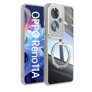 �y�\�t�g�N���A�ی�t�B�����t�zOPPO Reno11 F 5G �P�[�X Magsafe �����O �X�^���h�@�\ TPU �ϏՌ� ���� �J���t�� �w �����O�t�� �����h�~ ����~�� ���菝�h�~ Reno Reno11F 5G CPH2603 A401OP �I�b�| ���m ��