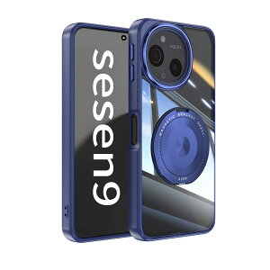 �y�u���[���C�g�J�b�g�K���X�t�B�����t�zAQUOS sense9 �P�[�X Magsafe �����O �X�^���h�@�\ TPU �ϏՌ� ���� �J���t�� �w �����O�t�� �����h�~�X�g���b�v�z�[���t�� AQUOSsense9 SHG14 SH-53E SH-M29 SH53E �A