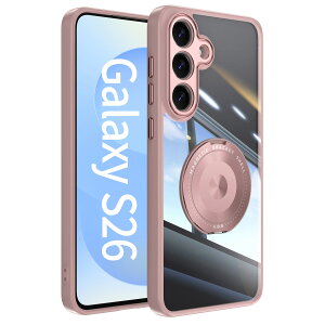 �y�\�t�g�N���A�ی�t�B�����t�zGalaxy S26 �P�[�X Magsafe �����O �X�^���h�@�\ TPU �ϏՌ� ���� �J���t�� �w �����O�t�� �����h�~ ���菝�h�~ �X�g���b�v�z�[���t�� galaxys26 SM-S942Q �M�����N�V�[ 