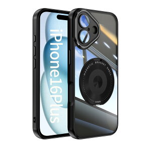 �y�\�t�g�N���A�ی�t�B�����t�ziPhone16 Plus �P�[�X Magsafe �����O �X�^���h�@�\ TPU �ϏՌ� ���� �J���t�� �w �����O�t�� �����h�~ ���菝�h�~ �X�g���b�v�z�[���t�� �A�C�t�H��16Plus �A�C�z��16