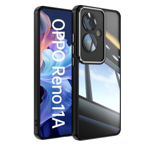 �y�\�t�g�N���A�ی�t�B�����t�zOPPO Reno11 A �P�[�X TPU�f�� �w�ʑS�ʕی� �ϏՌ� ���� �J���������Y��̕ی�P�[�X �����h�~ ����~�� ���菝�h�~ �X�g���b�v�z�[���t�� Reno Reno11A 5G CPH2603 A401