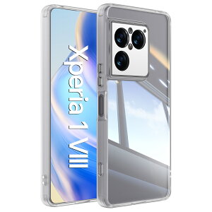 Xperia 1 VIII �P�[�X TPU�f�� �w�ʑS�ʕی� �ϏՌ� ���� �J���������Y��̕ی�P�[�X �����h�~ ����~�� ���菝�h�~ �X�g���b�v�z�[���t�� Xperia 1 VIII SO-51G SOG17 A601SO XQ-GE44 �G�N�X�y���A1VIII �G�N