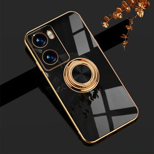 �y�\�t�g �A���`�O���A�t�B�����t�zOPPO A77 �P�[�X �����O��̌^�P�[�X TPU �ϏՌ� ���ʃS�[���h���b�L �X�^���h�@�\ �����h�~ ����~�� ���菝�h�~ OPPO A77 �J�o�[ oppoa77�P�[�X A77�ی�J�o�[ A7