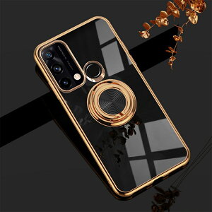 OPPO Reno5 A �P�[�X �����O��̌^�P�[�X TPU �ϏՌ� ���ʃS�[���h���b�L �X�^���h�@�\ �����h�~ ����~�� ���菝�h�~ �X�g���b�v�z�[���t�� OPPO Reno5 A �J�o�[ Reno5A�P�[�X �I�b�| Reno5A ���u���X�^