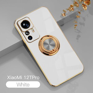 �y�K���X�t�B�����t���zXiaomi 12T Pro �P�[�X �����O��̌^�P�[�X TPU �ϏՌ� ���ʃS�[���h���b�L �X�^���h�@�\ �����h�~ ����~�� ���菝�h�~ xiaomi12tpro �J�o�[ A201XM �V���I�~ 12T ���u���X�^��