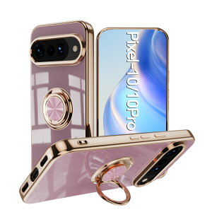 Google pixel10PRO �P�[�X �����O��̌^�P�[�X TPU �ϏՌ� ���ʃS�[���h���b�L �X�^���h�@�\ �����h�~ ����~�� ���菝�h�~ �X�g���b�v�z�[���t�� �s�N�Z��10Pro Pixel 10 Pro pixel10Pro �s�N�Z�� �J�o�[ 