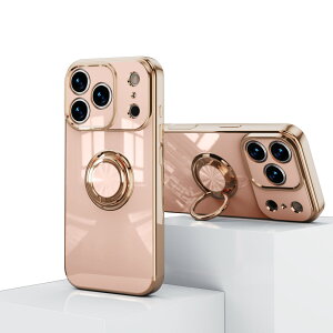 �y�\�t�g �A���`�O���A�t�B�����t�ziphone18 Pro Max �P�[�X �����O��̌^�P�[�X TPU �ϏՌ� ���ʃS�[���h���b�L �X�^���h�@�\ �����h�~ ����~�� ���菝�h�~ iphone18�v���}�b�N�X�P�[�X �A�C�t�H