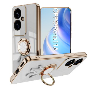 OPPO Reno11 F 5G �P�[�X �����O��̌^�P�[�X �J�������b�Y�ی� �F���� �X�^���h�@�\ �����h�~ ����~�� ���菝�h�~ 360°��] �X�g���b�v�z�[���t�� Reno Reno11F 5G CPH2603 A401OP �I�b�| ���m ���u���X