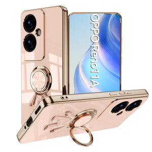 �y�u���[���C�g�J�b�g�K���X�t�B�����t�zOPPO Reno11 F 5G �P�[�X �����O��̌^�P�[�X �J�������b�Y�ی� �F���� �X�^���h�@�\ �����h�~ ����~�� 360°��] Reno Reno11F 5G CPH2603 A401OP �I�b�| ���m ��