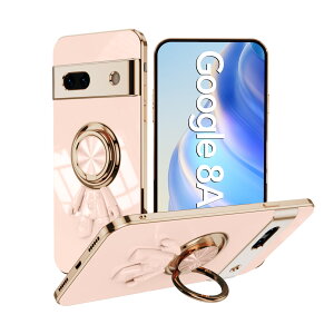 Google Pixel 8A �P�[�X �����O��̌^�P�[�X �J�������b�Y�ی� �F���� �X�^���h�@�\ �����h�~ ����~�� ���菝�h�~ 360°��] �X�g���b�v�z�[���t�� Pixel8A Pixel8A�J�o�[ �O�[�O�� �s�N�Z��8a ���u��