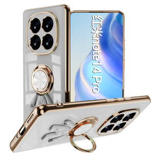 �y�\�t�g �A���`�O���A�t�B�����t�zXiaomi Redmi Note 14 Pro 5G �P�[�X �����O��̌^�P�[�X �J�������b�Y�ی� �F���� �X�^���h�@�\ �����h�~ ����~�� 360°��] �V���I�~ �X�}�z redminote14pro 24090RA29G 