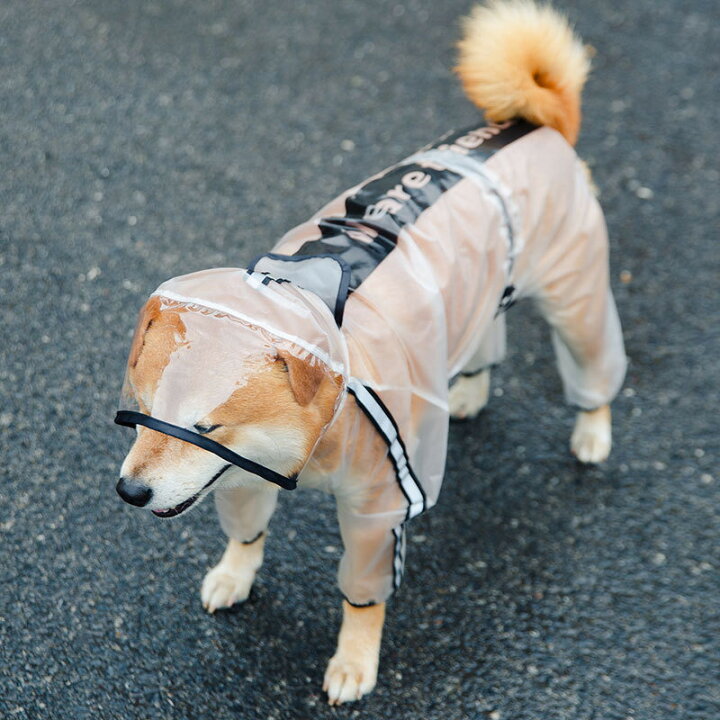 uofeshop 犬 レインコート 小型犬 中型犬 梅雨 犬レインコート 犬服 防水 犬の服 雨具 犬の洋服 ドッグウエア 通気性 ドッグウェア 雨 犬洋服 犬用服 反射 ペット服 フード付き カッパ リード穴あり 雨の日のお散歩に最適 着せやすい 面ファスナー メッシュ ...