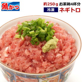 ネギトロ 冷凍 約250g まぐろたたき 2〜3人前 ご飯にのせるだけ ネギトロ丼 海鮮丼 寿司ネタ 【同梱人気】