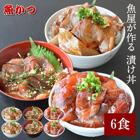 3品6食 漬け丼 冷凍 魚 海鮮丼内容量 味付 鮮度 3拍子揃っての高評可 3種×2パック 計6食 海鮮 1パック 約100g 漬け丼セットネタ約80g タレ約25gさかな 海鮮丼セット 詰め合わせ魚 詰め合わせ 海産物 海鮮丼の具