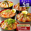 7/20まで【ポイント5倍！】お中元 早割 5品10食 漬け丼 冷凍 魚料理 海鮮 5種×2パック 計10食 海鮮丼セット 魚 詰め合わせ 実用 ギフト 海鮮丼 海鮮セット 個包装 魚 骨なし 真空パック 骨なし魚 ギフト