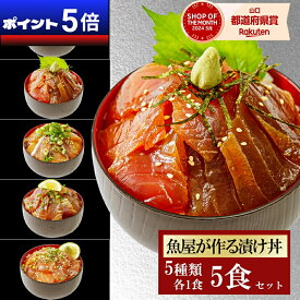 【ポイント5倍】5品5食 漬け丼 冷凍 5種×1パック 計5食 夏ギフト 5食セット 真空パック 個包装 海鮮丼 福袋 冷凍 魚 海鮮 ギフト 魚 詰め合わせ 切り身 海鮮セット 魚 海鮮 贈り物 お中元 海鮮丼セット 魚 ギフト