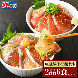 6食 漬け丼 2品6食 80g 2種×3パック 計6食 冷凍 海鮮丼 漬け丼セット 海鮮 魚 ギフト 海鮮丼セット づけ丼 小分け 真空パック 個包装 3人家族 海鮮丼の具 漬け丼セット 魚ギフト 骨なし魚 ギフト 海鮮詰め合わせ