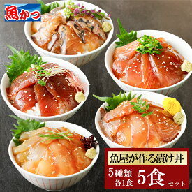 5食 漬け丼 5品5食 冷凍 80g 5種×1パック 計5食 漬け丼セット ギフト 海鮮丼 福袋 冷凍 魚 切り身 海鮮 ギフト 海鮮セット 時短料理 贈り物 海鮮丼セット 海鮮醤油漬け お取り寄せ 夏ギフト お中元