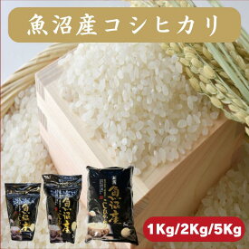 魚沼産コシヒカリ ｜1Kg　2Kg　5Kg｜コシヒカリ 令和7年産 特A ブランド米 白米 精米 新潟県産　魚沼産　十日町｜ご飯 おにぎり お弁当｜ツヤ　粘り　香り　冷めても美味しい｜産地直送 送料無料