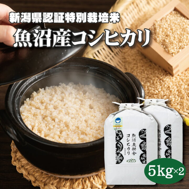 楽天市場】玄米 コシヒカリ 減農薬 5kg×2 特別栽培 こしひかり玄米 