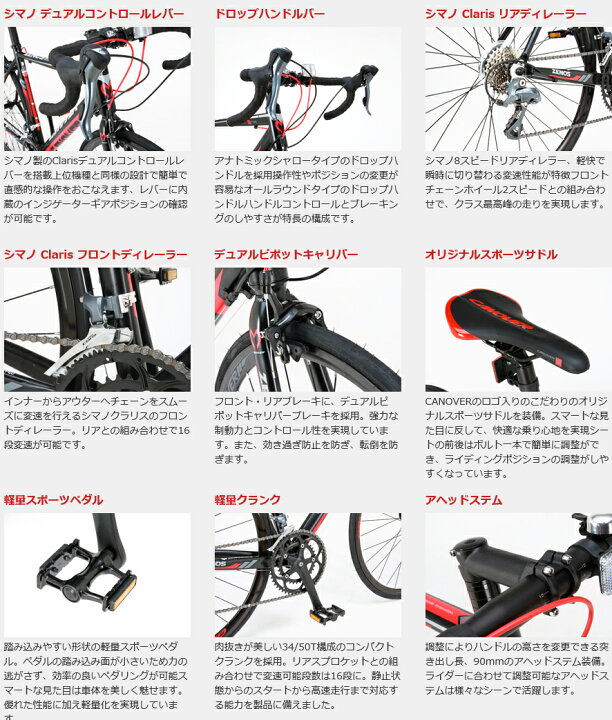 楽天市場】CANOVER / カノーバー CAR-011 ZENOS（ゼノス）700C アルミ 