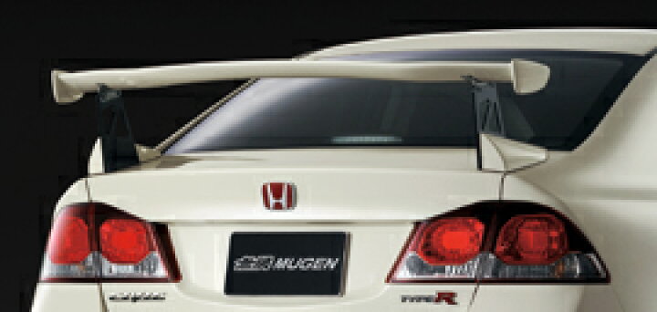 楽天市場】無限（MUGEN） リアウィング 未塗装シビック FD2用 