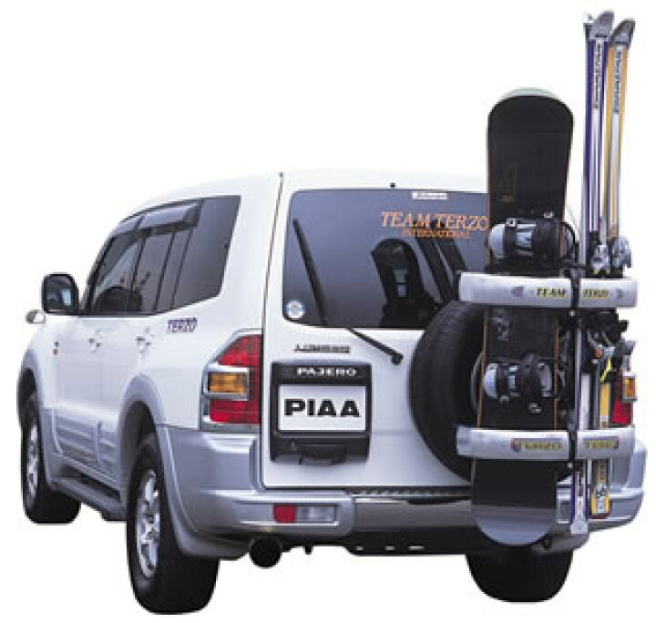 楽天市場】PIAA(TERZO) リアキャリア用 システムギア JA115W/JA115S 