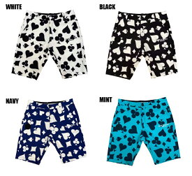 EARLSCOURT/アールズコート　トランプ柄ショートパンツ　ゴルフウェア 男性 MENSEC-G036