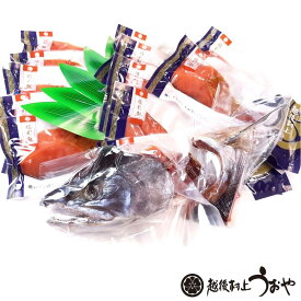 生時4kg台 S 塩引き鮭【半身 切り身】（漁獲時生目方4.0-4.3kgの半身） 塩引鮭 鮭 ギフト おすすめ 名産品 越後村上うおや 村上市 新潟県