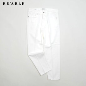 BE ABLE ビーエイブル デニム パンツ leonardo shorte ホワイト