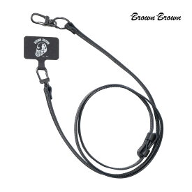 【20%OFFセール】BrownBrown ブラウンブラウン スマホストラップ レザー 本革 bbl-1121 国内正規品