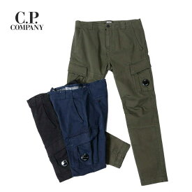 【30%OFFセール】C.P. COMPANY シーピーカンパニー スリム ストレッチカーゴパンツ ミリタリー 国内正規品 09CMPA131A005529G