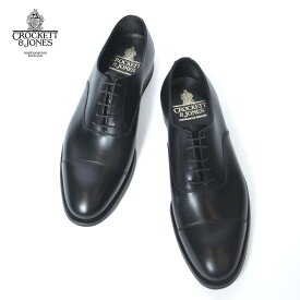 CROCKETT&JONES クロケット＆ジョーンズ メンズ KENT ストレートチップ カーフシティーソール ドレスシューズ ビジネス レザー レースアップ 革靴 本革 紳士靴 ブラック KENT(6033) 国内正規品