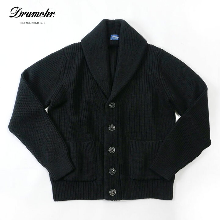 楽天市場】DRUMOHR ドルモア メンズ ショールカラー ウール 