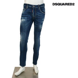 DSQUARED2 ディースクエアード スケータージーン デニム パンツ ネイビー SkaterJean 42 44 46 48 50 52 s71lb1642 470navydenim