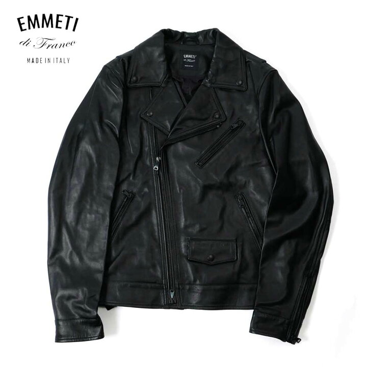 楽天市場】EMMETI エンメティ メンズ corbync23 ダブルライダース 