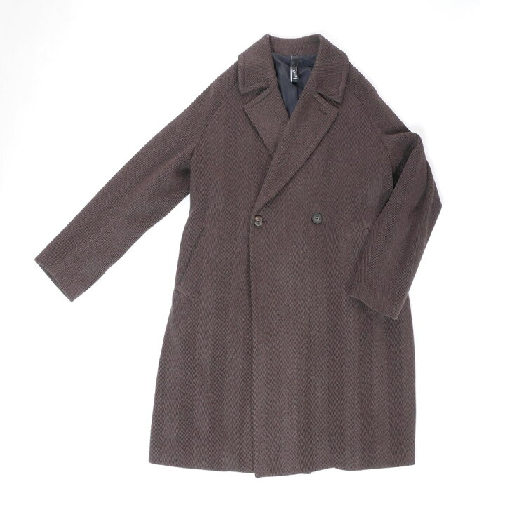 楽天市場】【10%OFFセール】hevo イーヴォ メンズ ダブルコート 