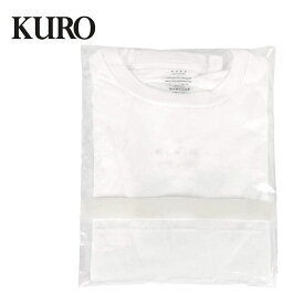 【40%OFFセール】KURO クロ PACKED TENNESSE COTTON S/S TEE 半袖 カットソー 2枚入り テネシーコットン シンプル 無地 Tシャツ 963042 ホワイト