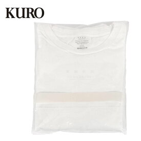 【40%OFFセール】KURO クロ PACKED TENNESSE COTTON L/S TEE 長袖 カットソー 2枚入り テネシーコットン シンプル 無地 Tシャツ 963043 ホワイト