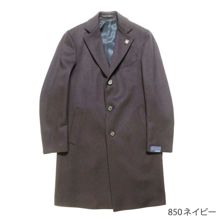 楽天市場】LARDINI ラルディーニ チェスターコート メルトンウール 