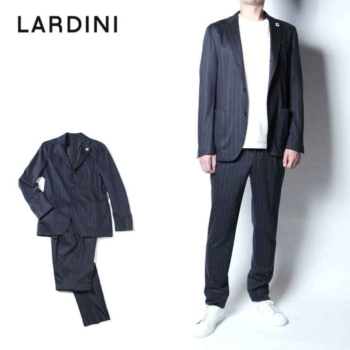 楽天市場】【10%OFFセール】LARDINI ラルディーニ メンズ ストライプ  
