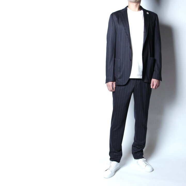 楽天市場】【10%OFFセール】LARDINI ラルディーニ メンズ ストライプ 