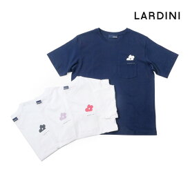 LARDINI ラルディーニ メンズ PIETRO TERZINI ポケット Tシャツ 半袖 カットソー 3116-2lt02012 ホワイト ネイビー 国内正規