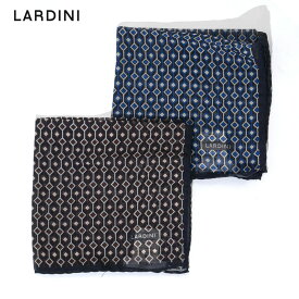 LARDINI ラルディーニ メンズ ポケットチーフ ヴァイオレット ネイビー ブランド 3216-9po12106 2023-24AW 国内正規品