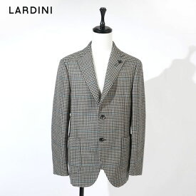 LARDINI ラルディーニ メンズ チェック シャツ ジャケット テーラードジャケット 長袖 ロングスリーブ ブランド 3216-aizumo541 2023-24AW 国内正規品